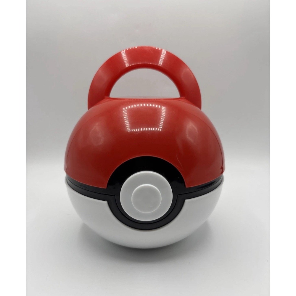 2017 Think Geek Pokemon Lunch Case Box Tote Poke Ball Purse Storage RARE